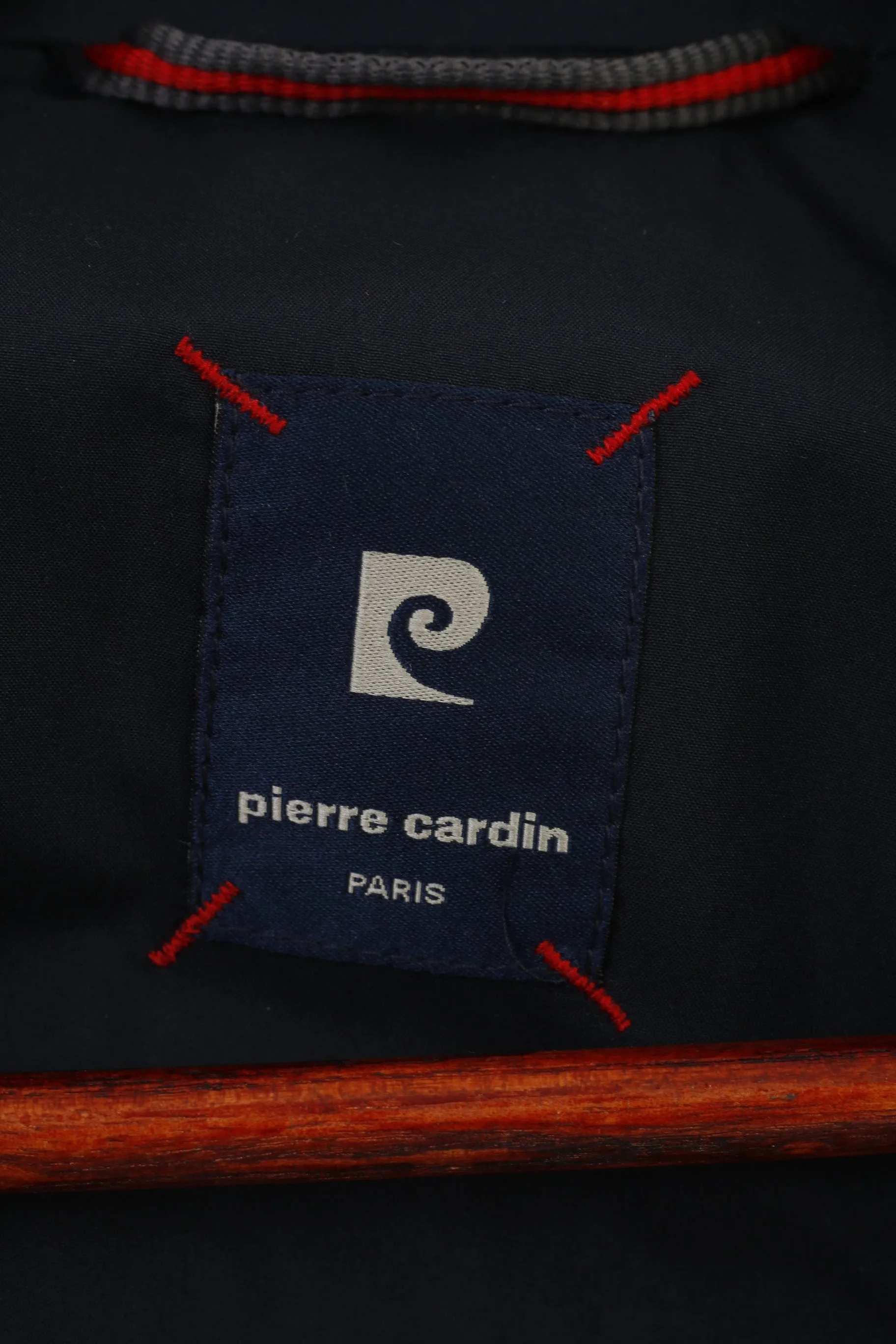 Pierre Cardin Paris Men 56 XL Jacket Navy Gore-Tex Waterproof  Full Zipper Vintage Top