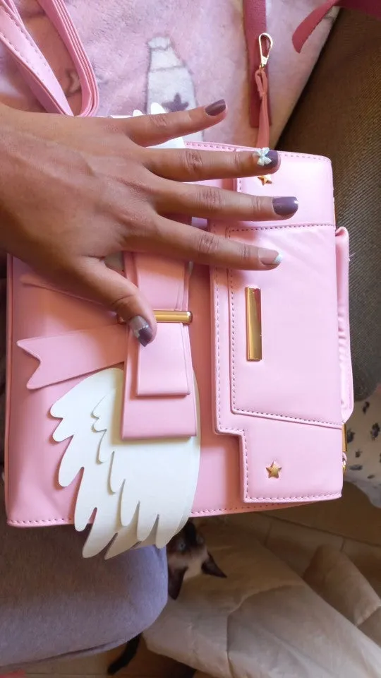 Pink Angel Wing Handbag