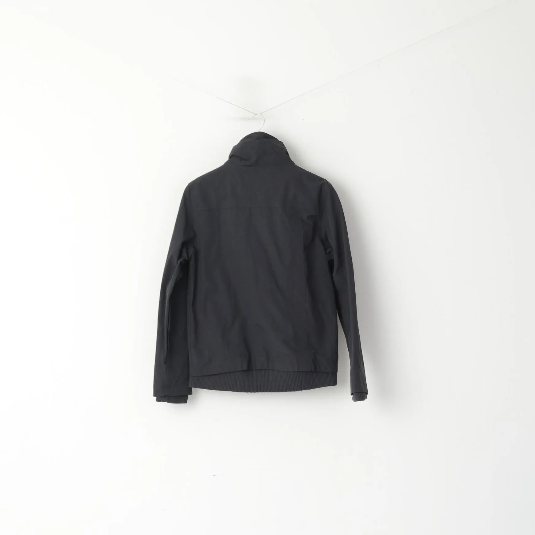 Police 883 Men 2 XS Jacket Navy Nylon 2 Zipper Waterproof Windbreaker Casual Top