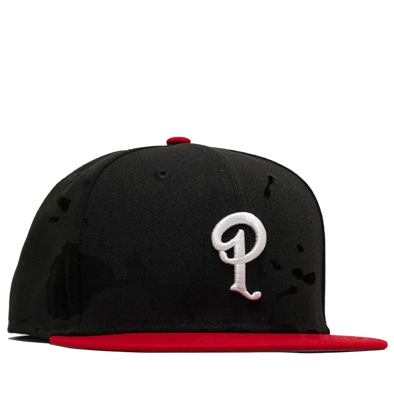 Politics x New Era 2-Tone 59FIFTY Fitted Hat - Black/Red