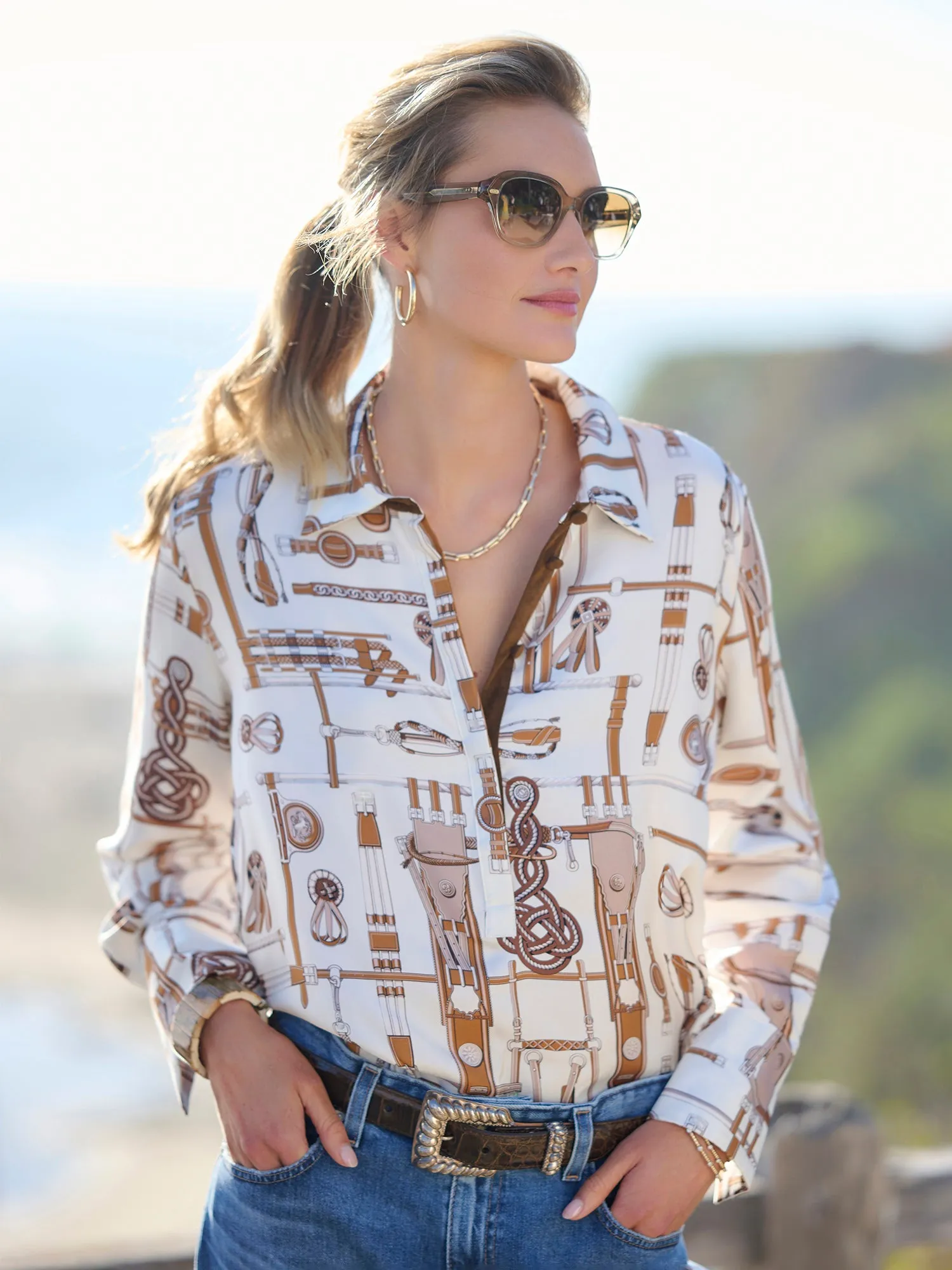 Popover Silk Shirt