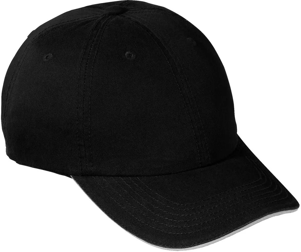 Port & Company Washed Twill Sandwich Bill Cap
