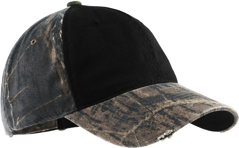 Port Authority Camo Cap with Contrast Front