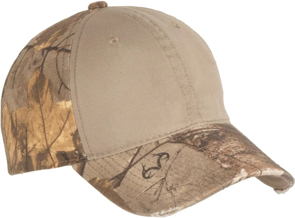 Port Authority Camo Cap with Contrast Front