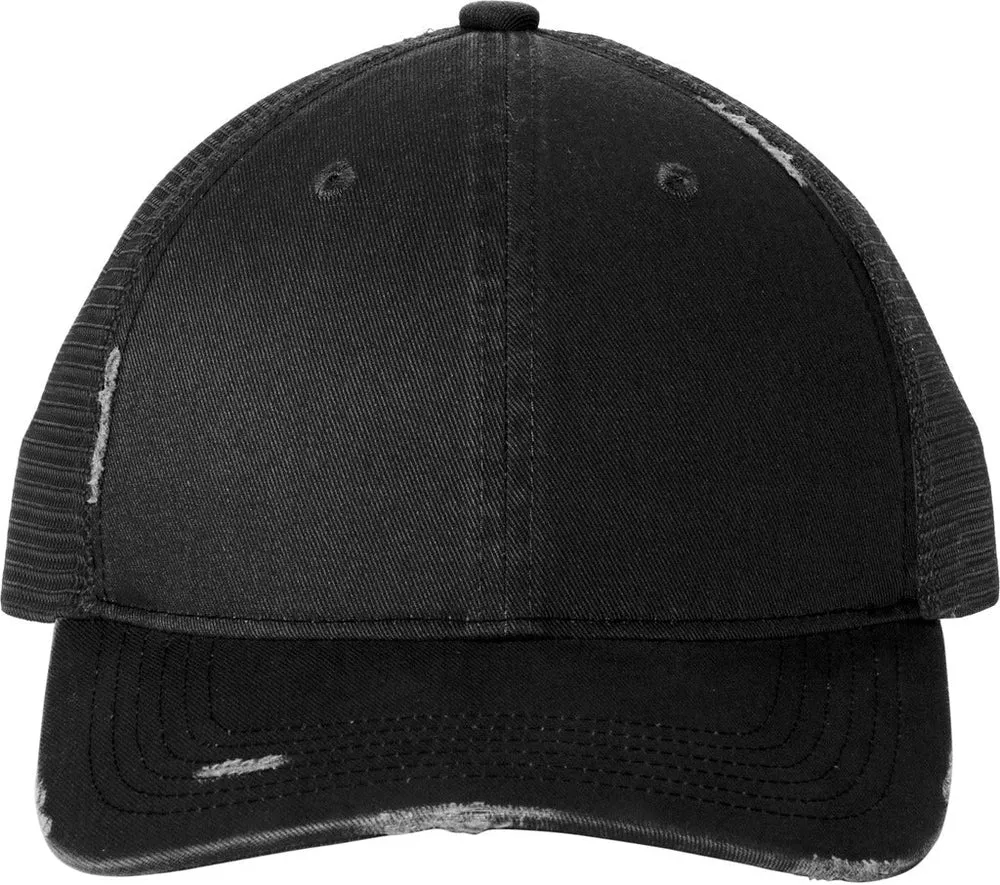 Port Authority Distressed Mesh Back Cap