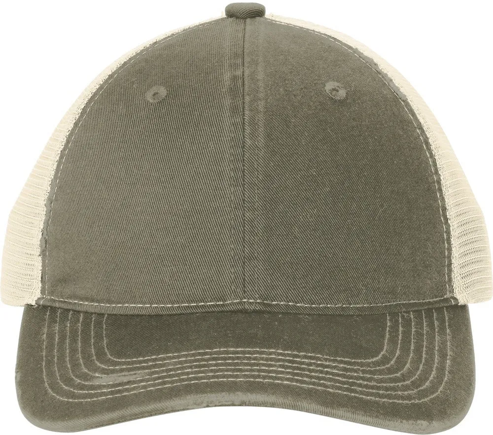 Port Authority Distressed Mesh Back Cap