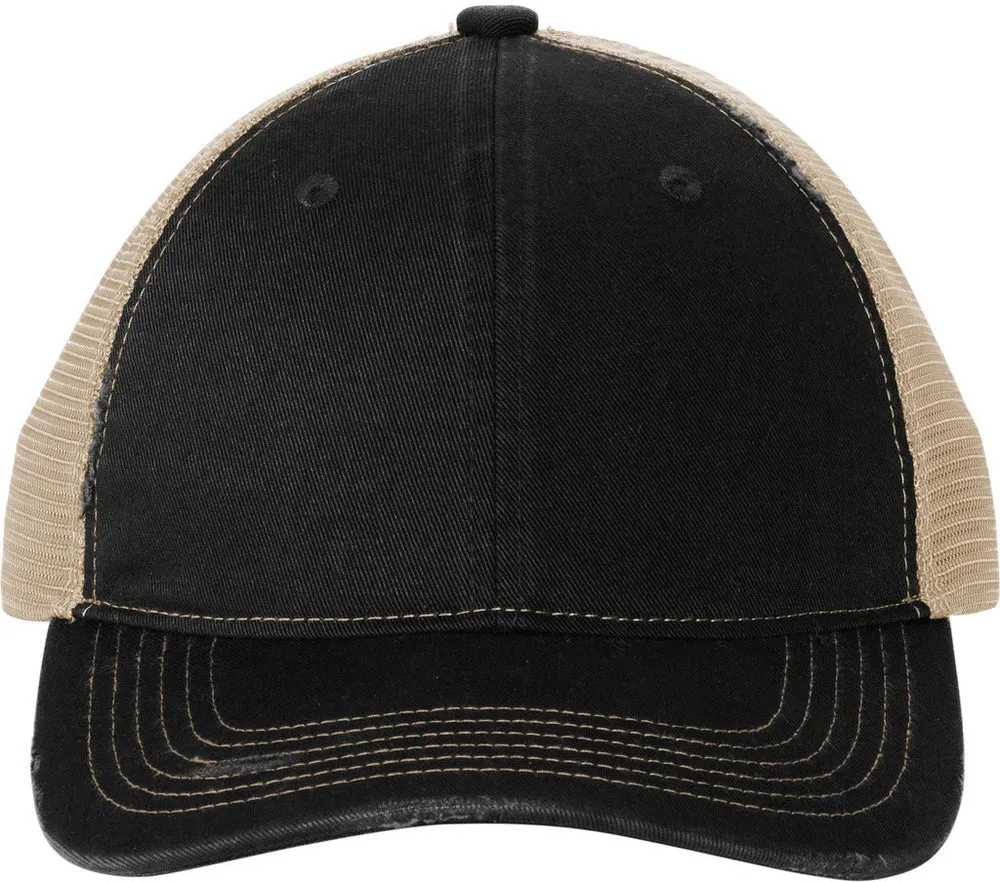 Port Authority Distressed Mesh Back Cap