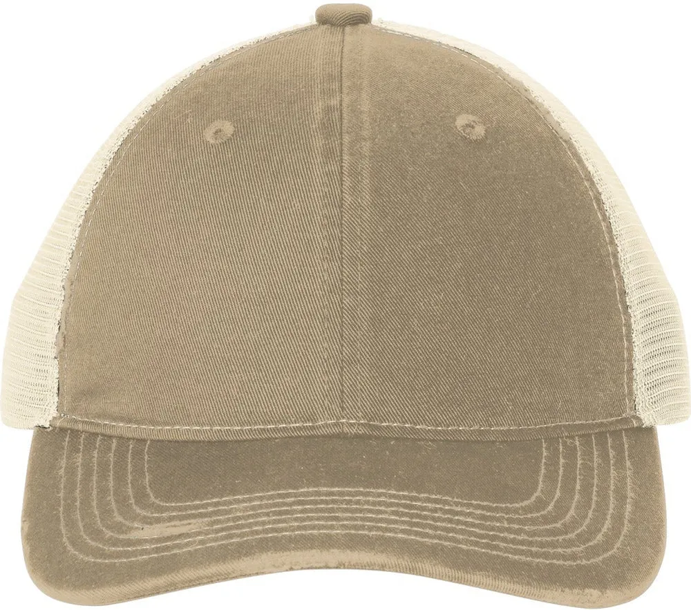 Port Authority Distressed Mesh Back Cap