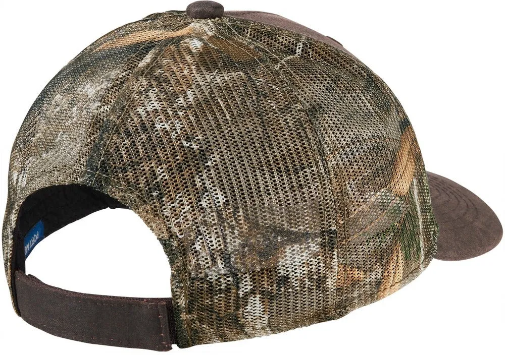 Port Authority Pigment Print Camouflage Mesh Back Cap