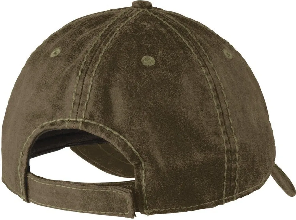 Port Authority Pigment Print Distressed Cap