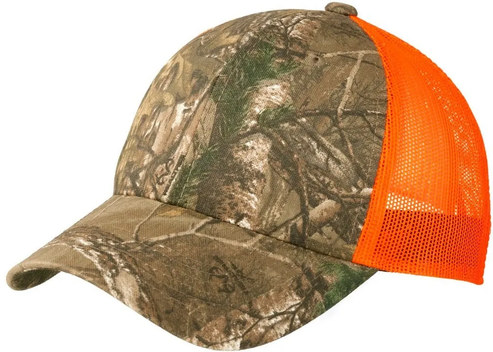 Port Authority Structured Camouflage Mesh Back Cap