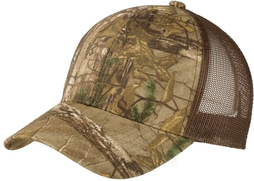 Port Authority Structured Camouflage Mesh Back Cap