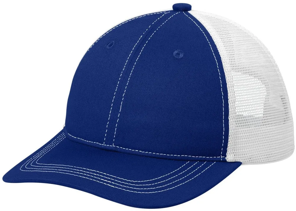 Port Authority Unstructured Snapback Trucker Cap