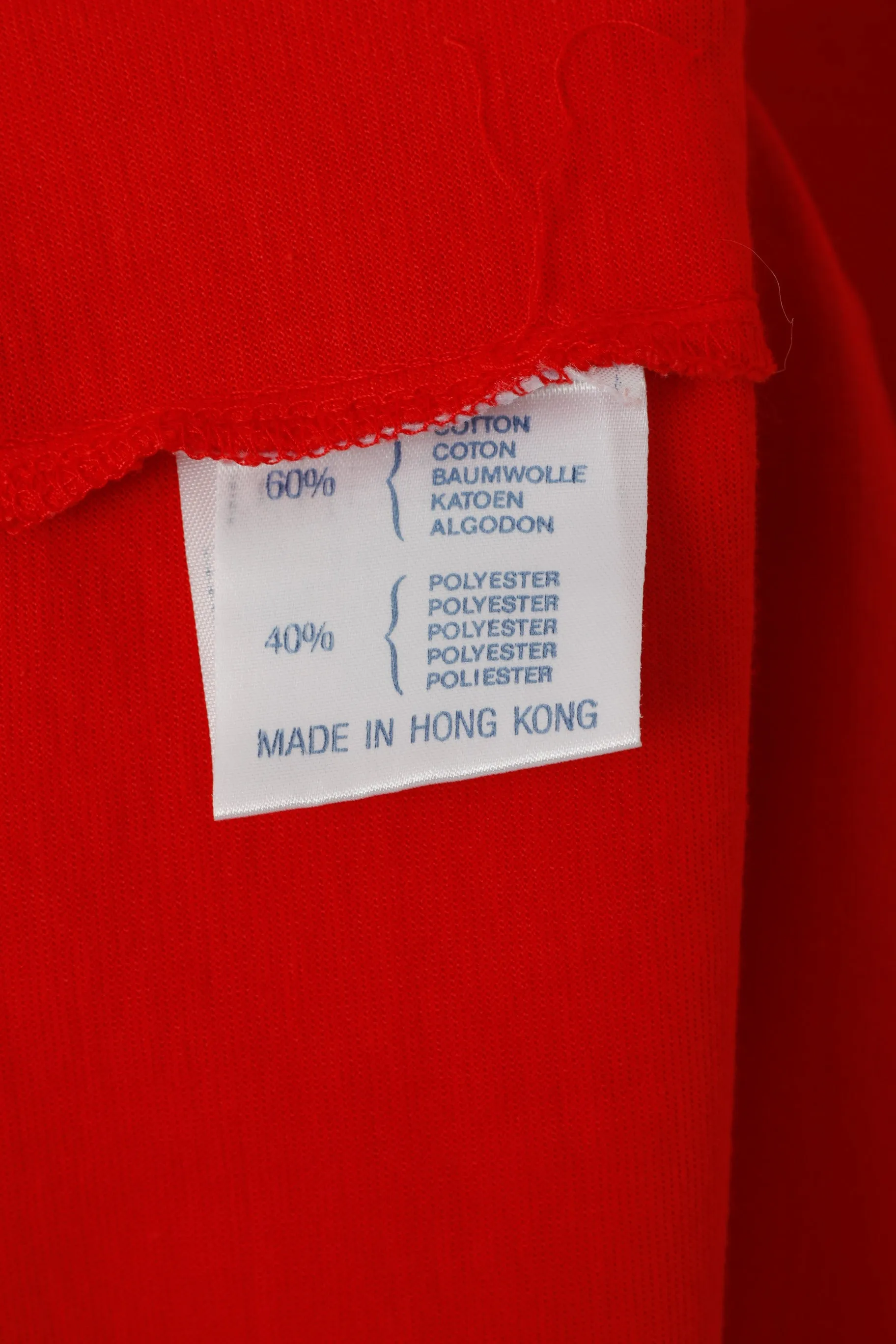 Pringle Sports Men M Polo Shirt Red Cotton Plain Pocket Classic Fit Stretch Top