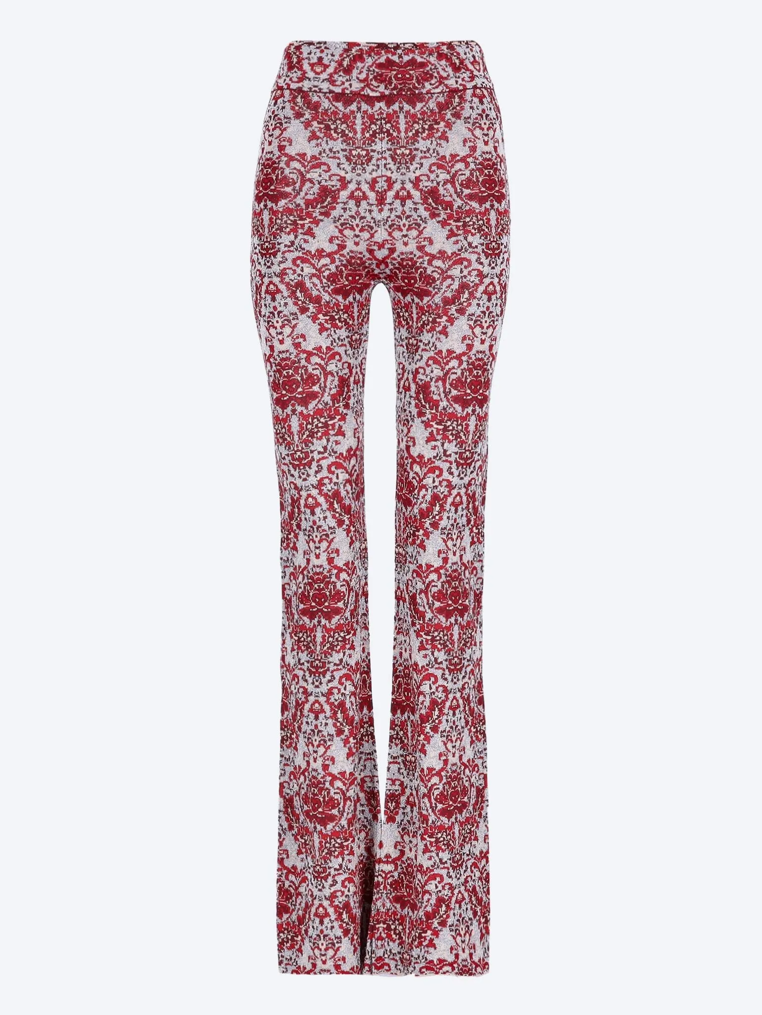 Printed straight pants