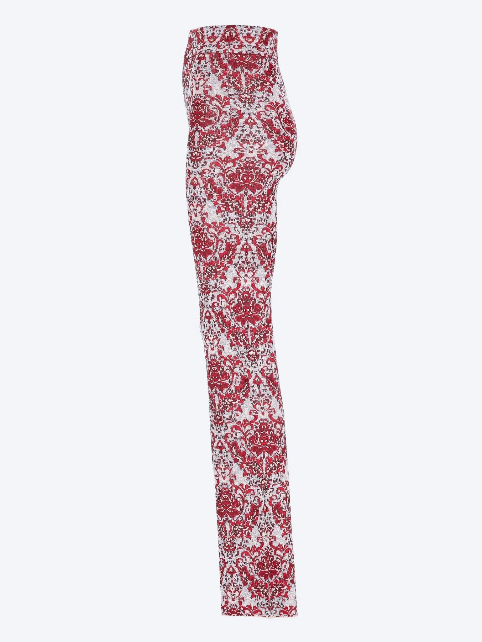 Printed straight pants