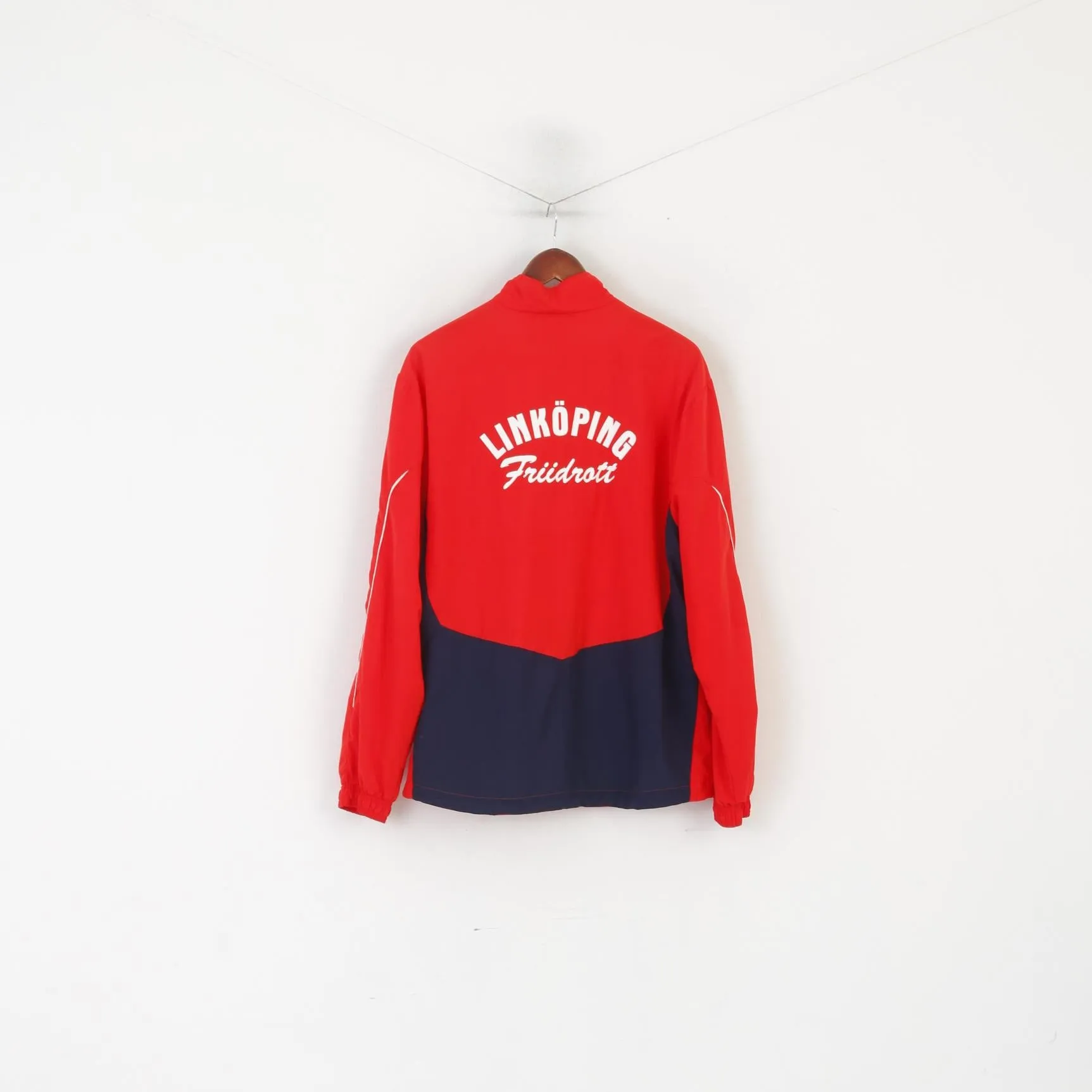 Puma Men L Jacket Red IFK Linköping Friidrott Lightweight Sportswear Zip Up Top