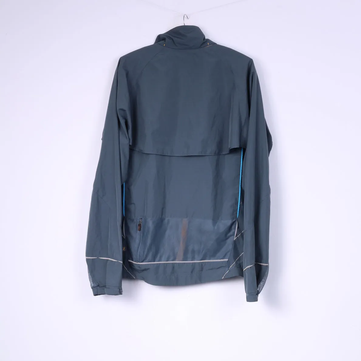 Puma Men L Jacket Sea Green Lightweight Run Zip Up Removable Sleeves Top