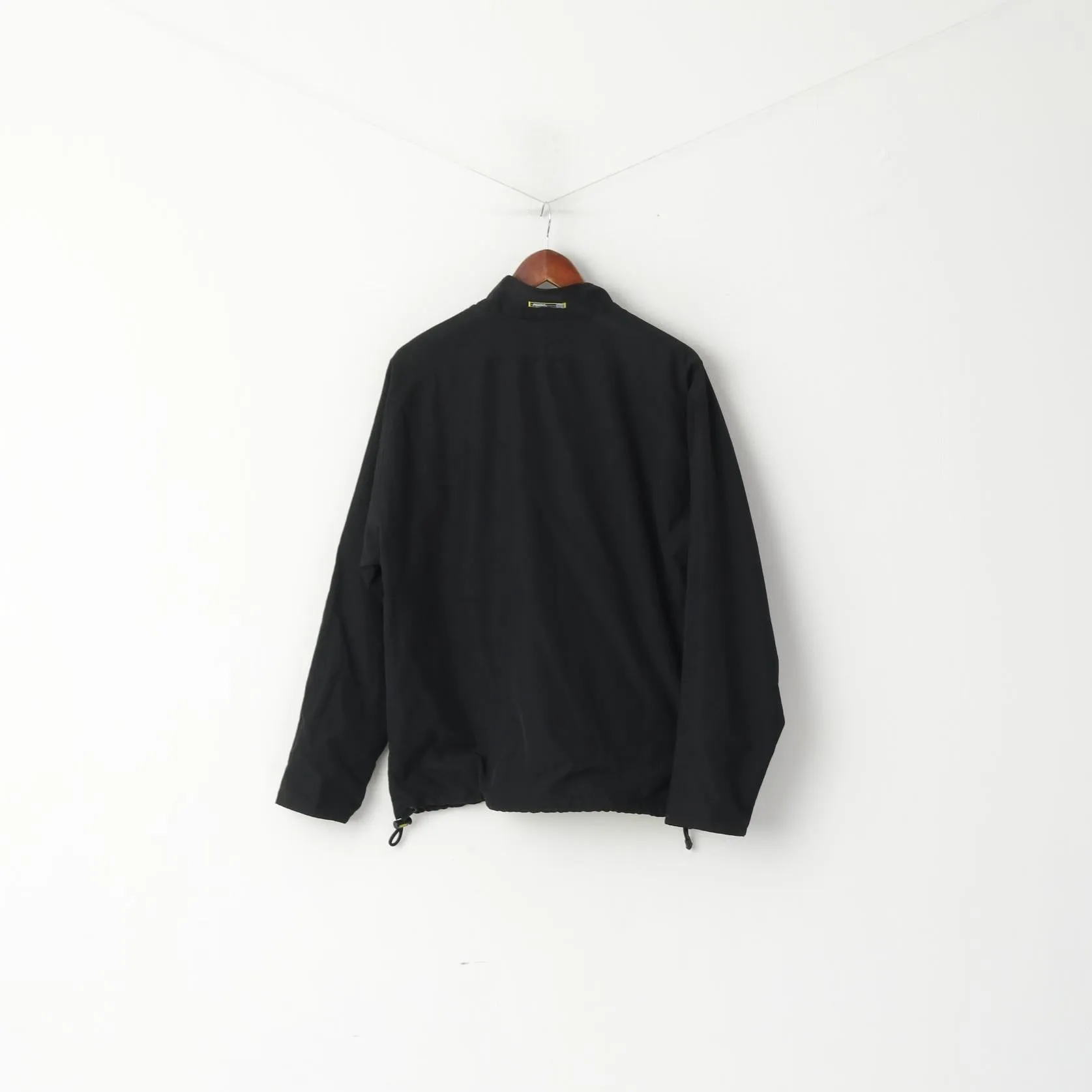 Puma Men M Jacket Black Activewear Reflective Lightweight Full Zipper Retro Sport Top