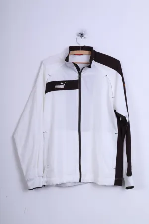 Puma Men M Track Top Jacket White King Zip Up Top Sportswear Top