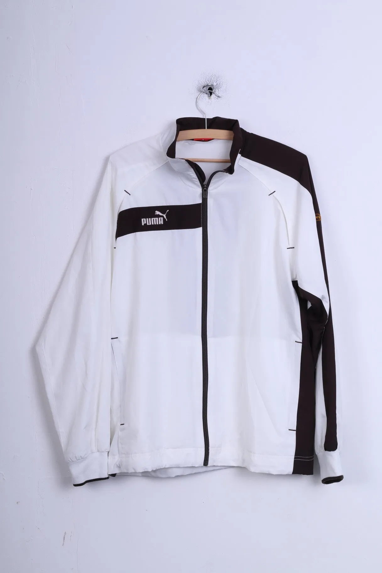 Puma Men M Track Top Jacket White King Zip Up Top Sportswear Top