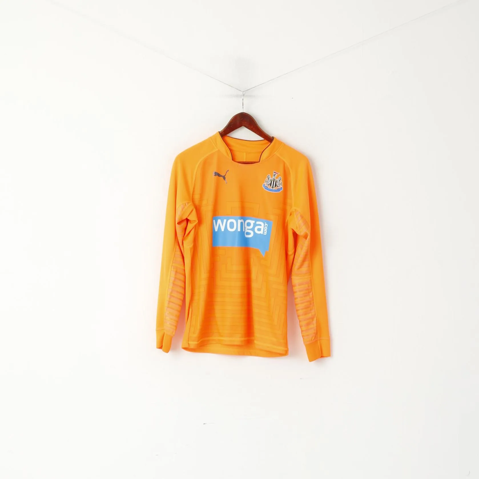 Puma Newcastle United Men S Shirt Orange Neon Football #1 Anderson Jersey Top