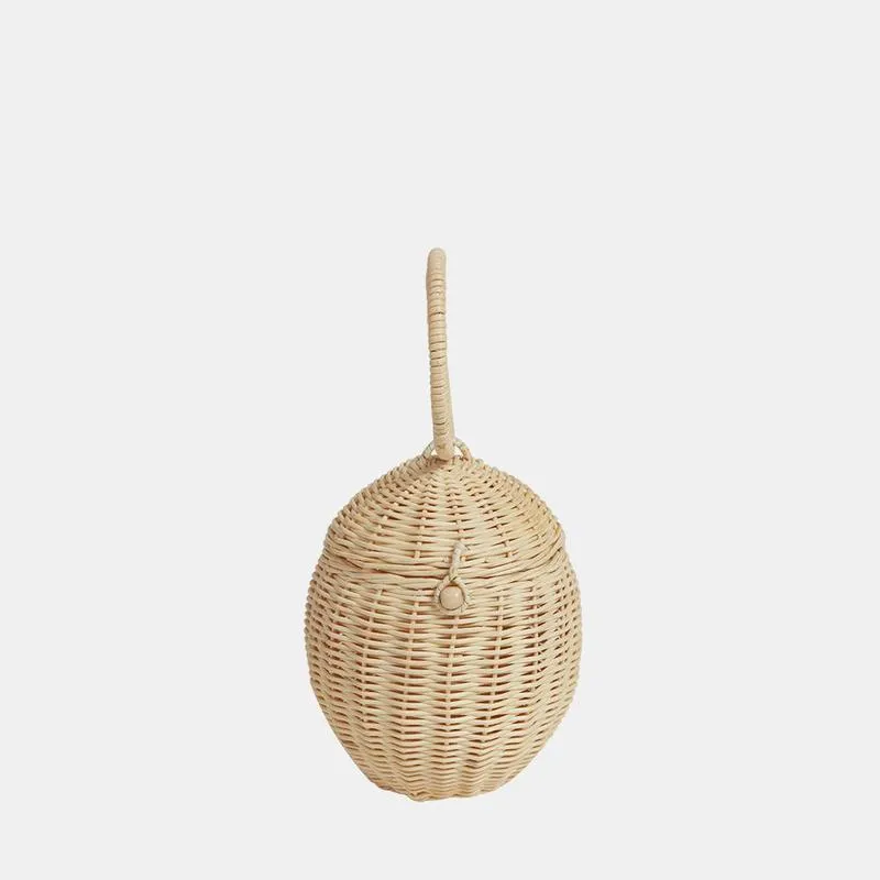 RATTAN EGG BASKET