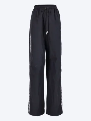 Recycled nylon track pants