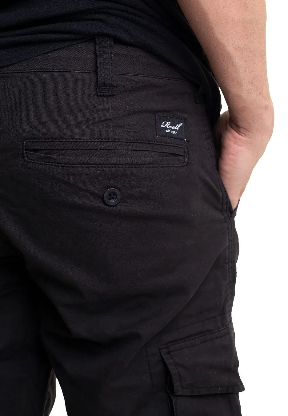 REELL - Flex Cargo LC Black Canvas - Pants