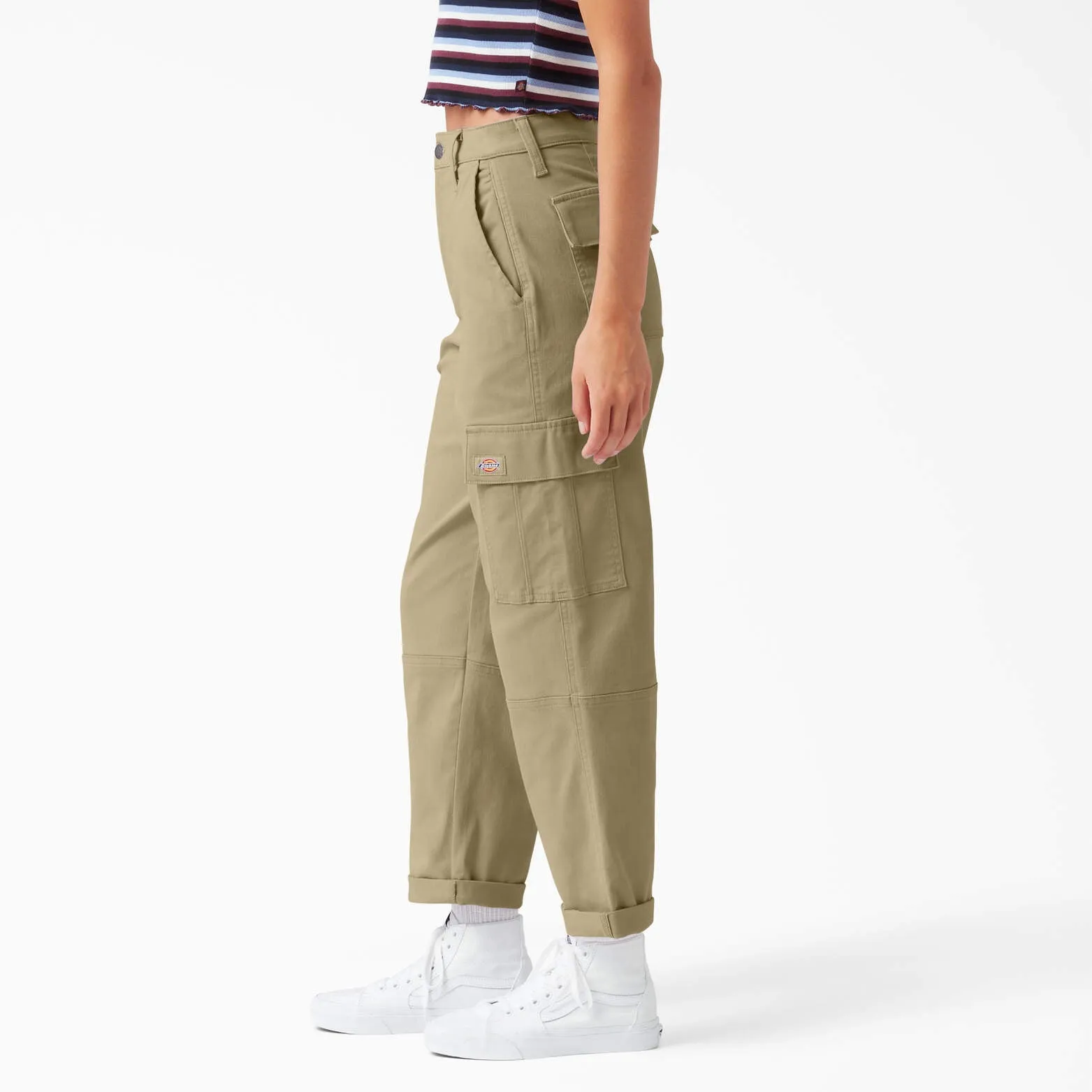 Reformation Dickies Women's Relaxed Fit Cropped Cargo Pants