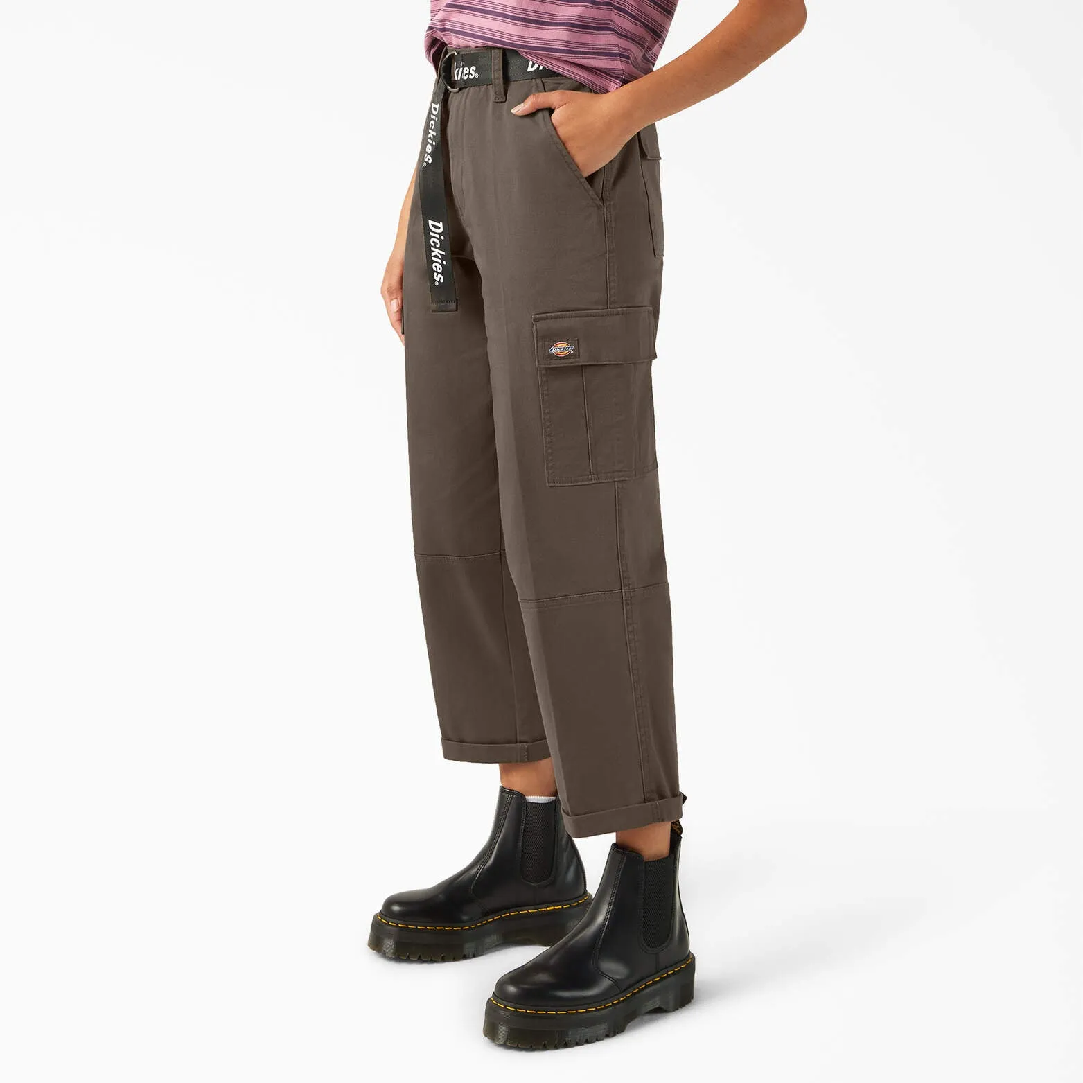 Reformation Dickies Women's Relaxed Fit Cropped Cargo Pants