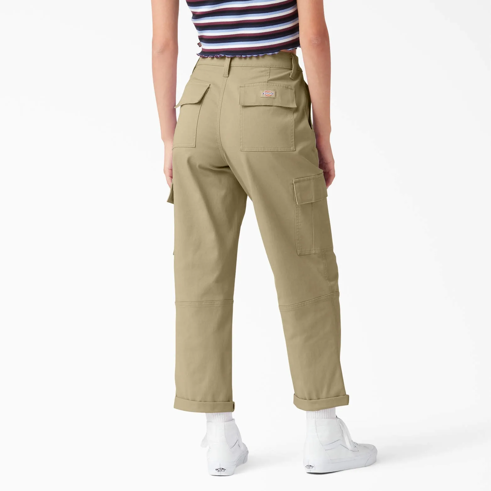 Reformation Dickies Women's Relaxed Fit Cropped Cargo Pants