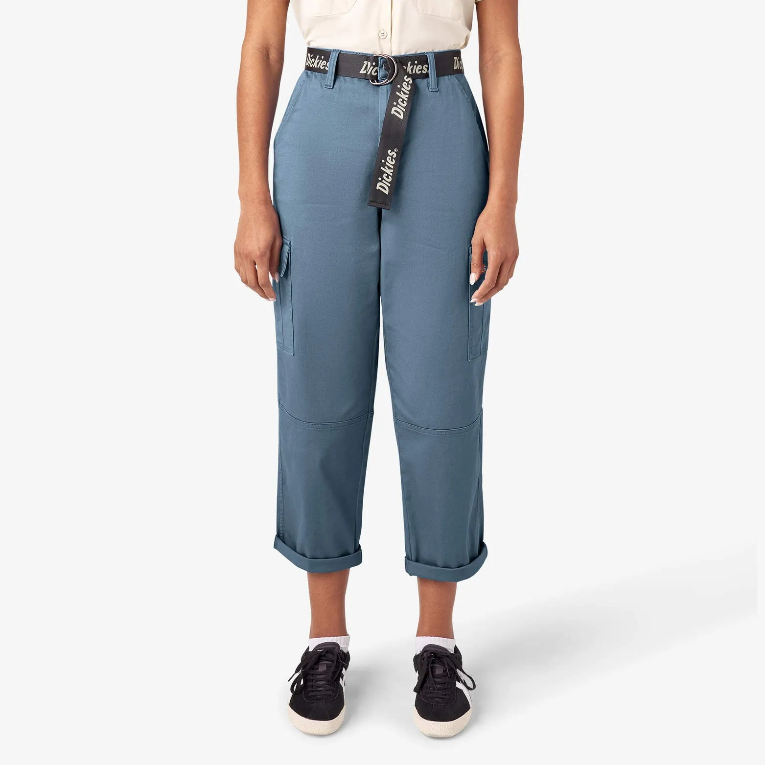 Reformation Dickies Women's Relaxed Fit Cropped Cargo Pants