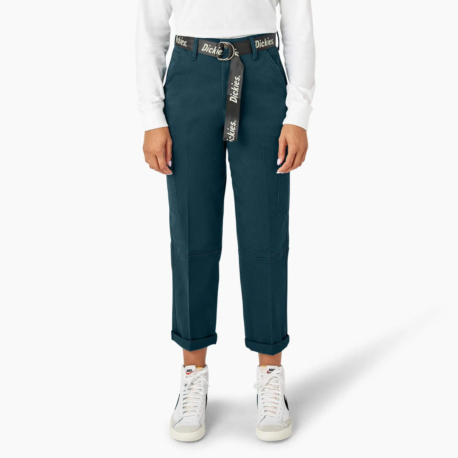 Reformation Dickies Women's Relaxed Fit Cropped Cargo Pants