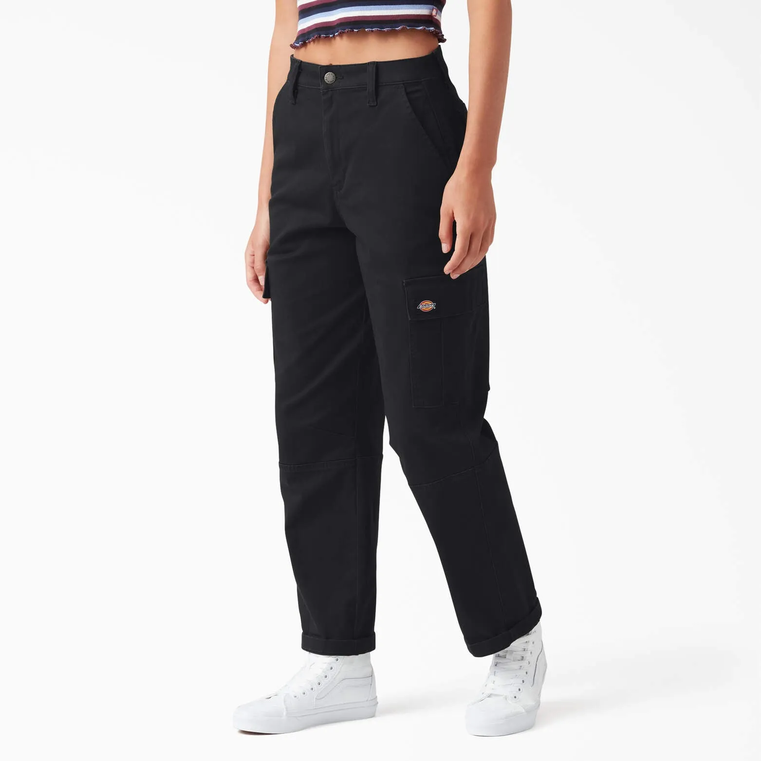 Reformation Dickies Women's Relaxed Fit Cropped Cargo Pants