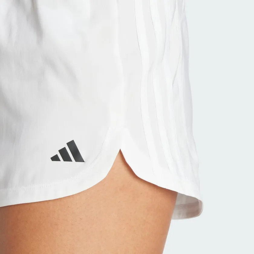 Reformation Women's adidas Pacer Training 3-Stripes Woven High-Rise Shorts
