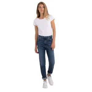 Replay Women's High Waist Tapered Leg Jeans
