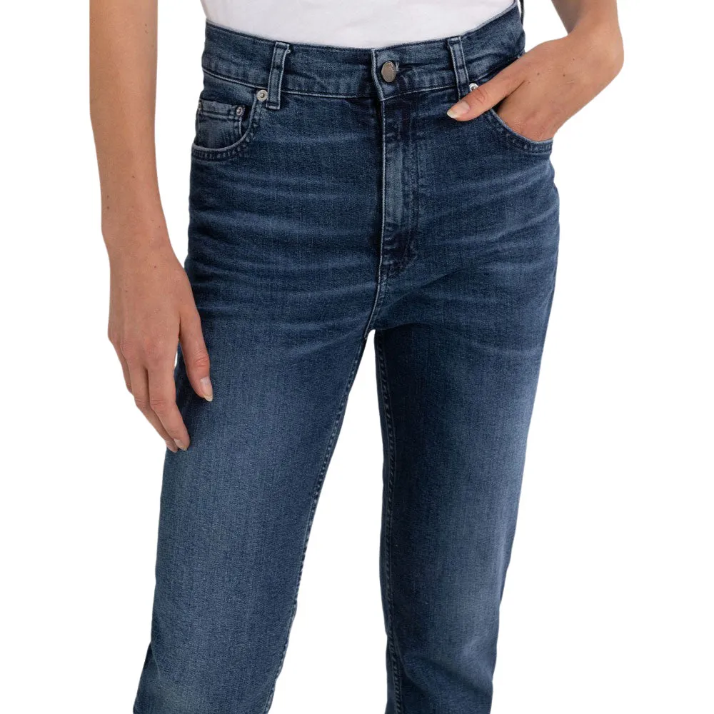 Replay Women's High Waist Tapered Leg Jeans