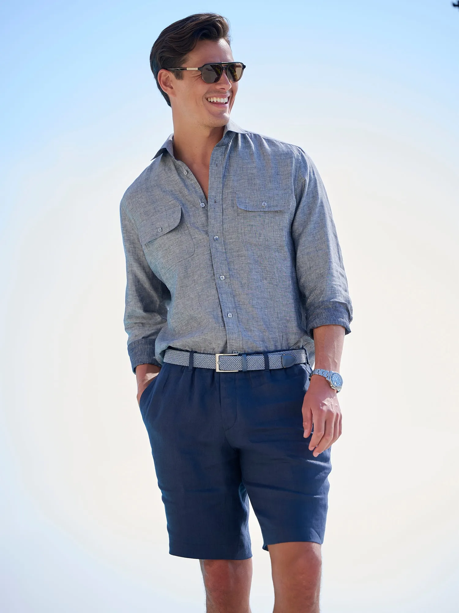 Reversible Linen Shirt