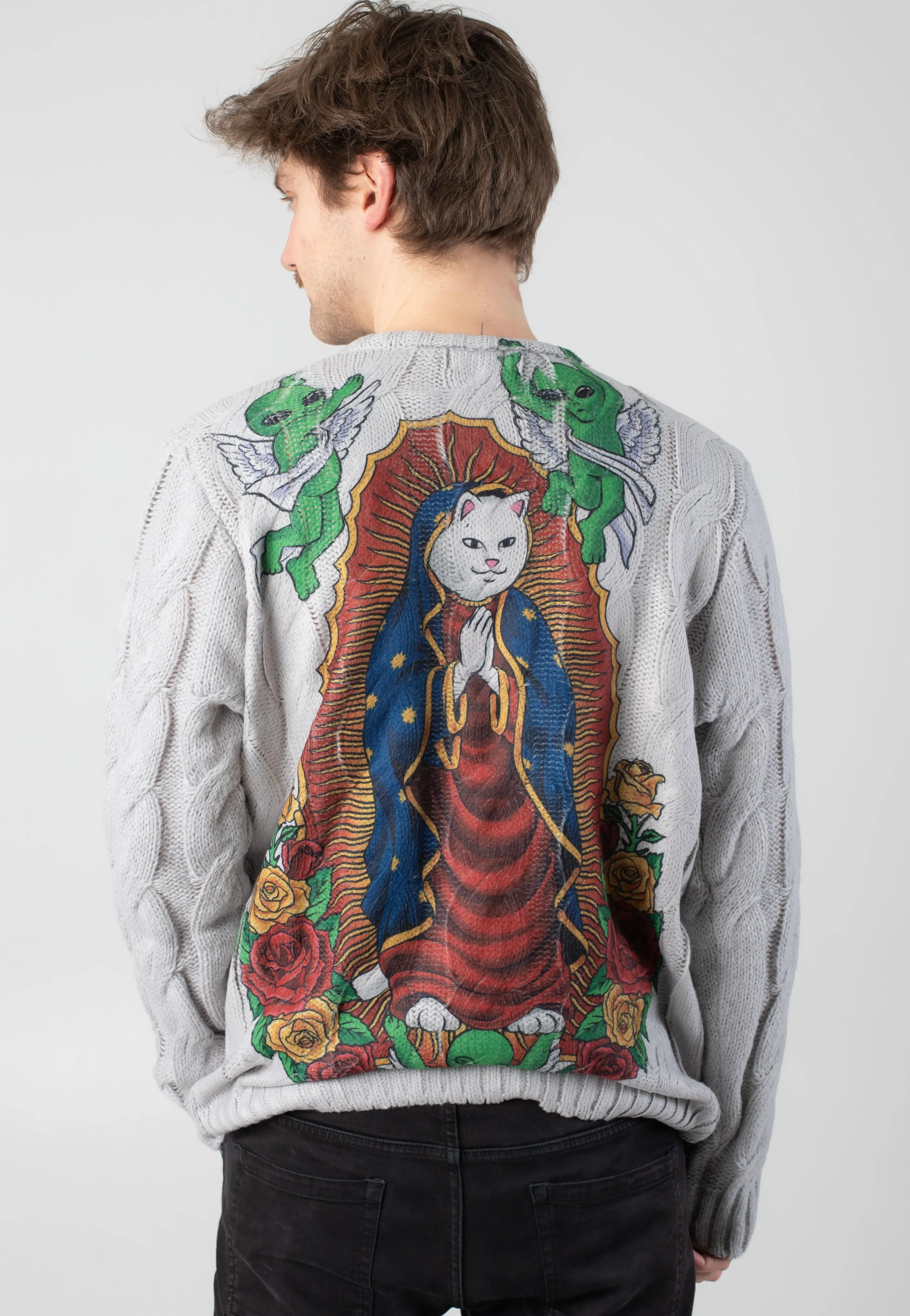 RIPNDIP - Mother Nerm Knit Grey - Sweater
