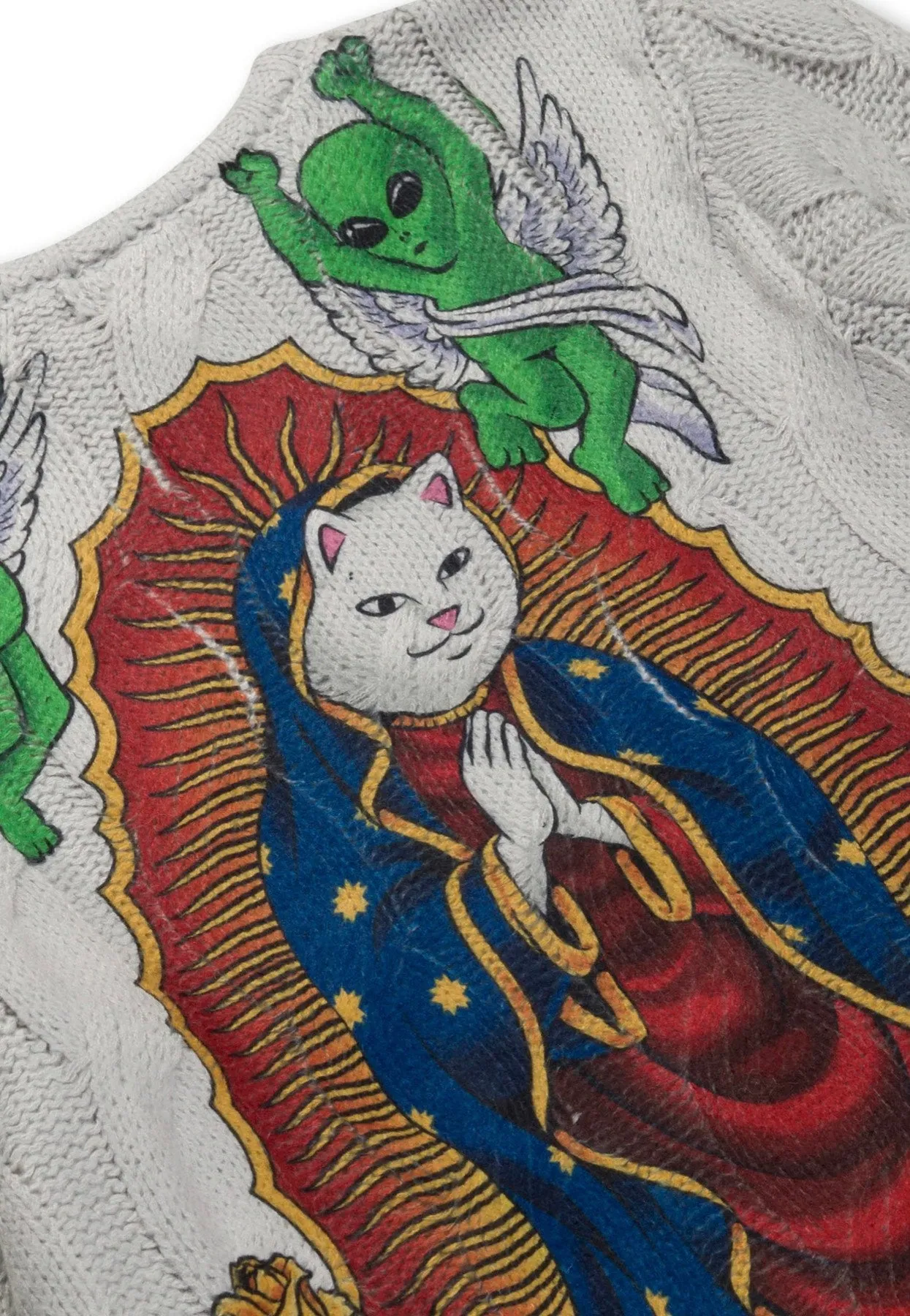 RIPNDIP - Mother Nerm Knit Grey - Sweater
