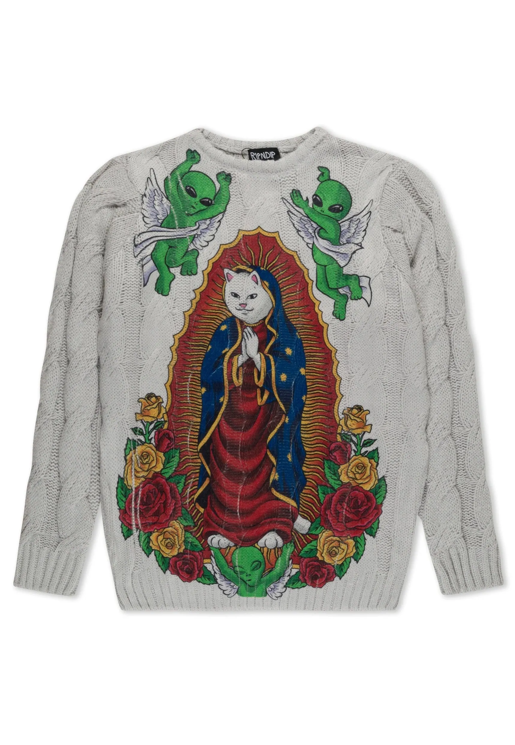 RIPNDIP - Mother Nerm Knit Grey - Sweater