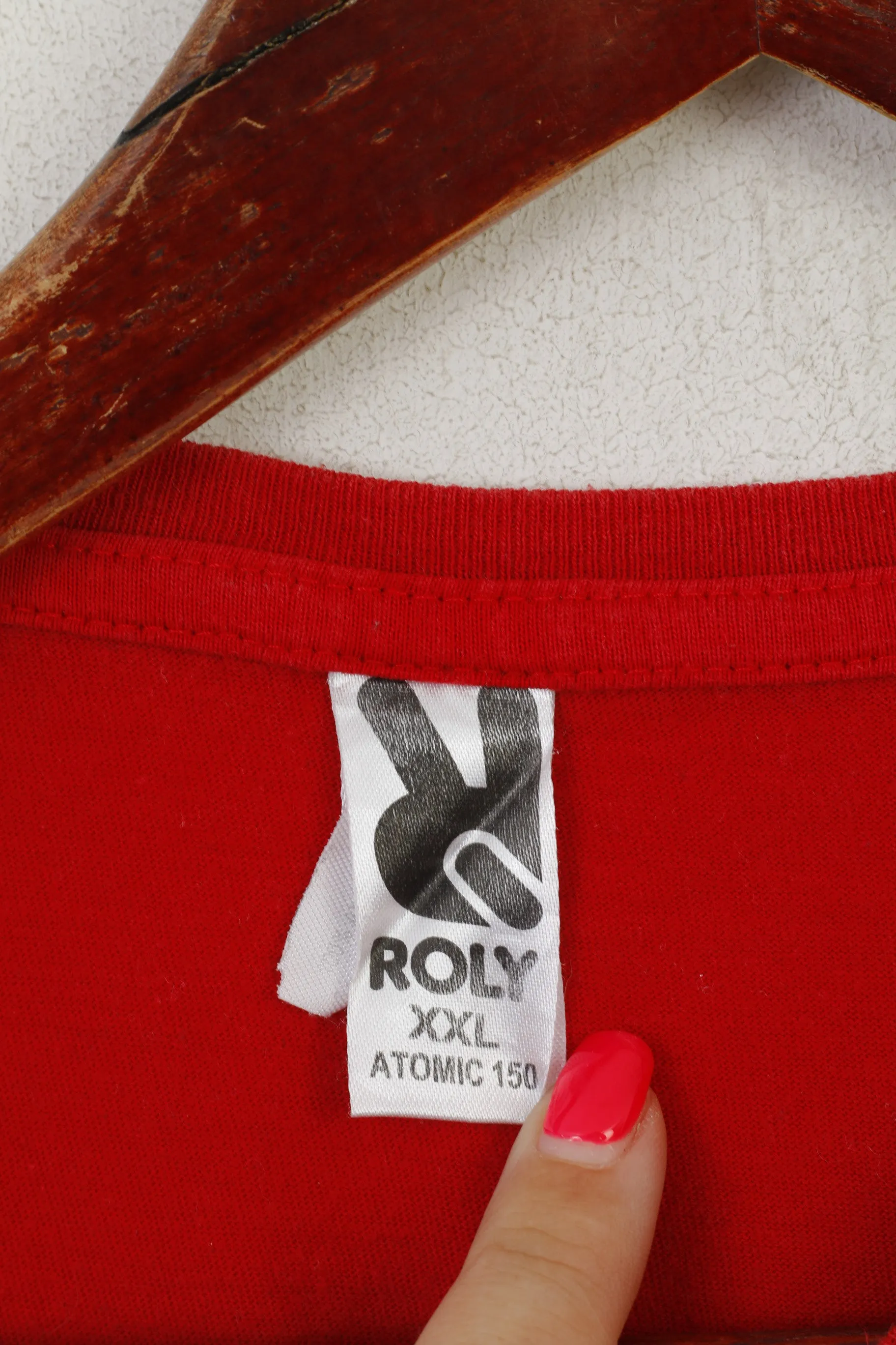 Roly Men XXL T- Shirt Red Cotton Coca Cola Woo Hah Festival Sport Top