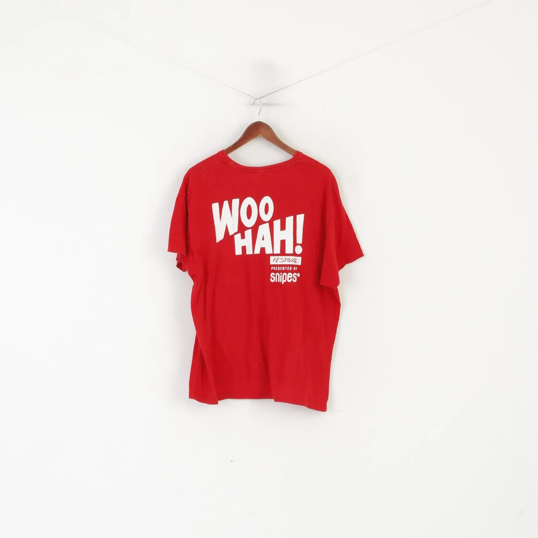 Roly Men XXL T- Shirt Red Cotton Coca Cola Woo Hah Festival Sport Top