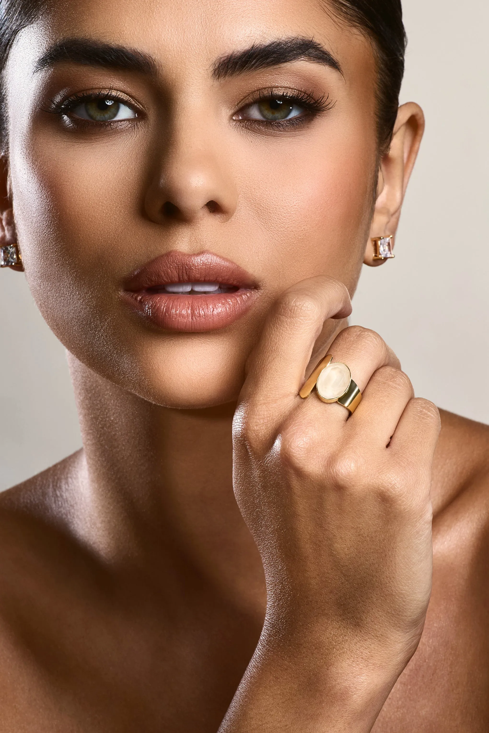 Roxi | Gold Pendant Wrap Ring Club L London