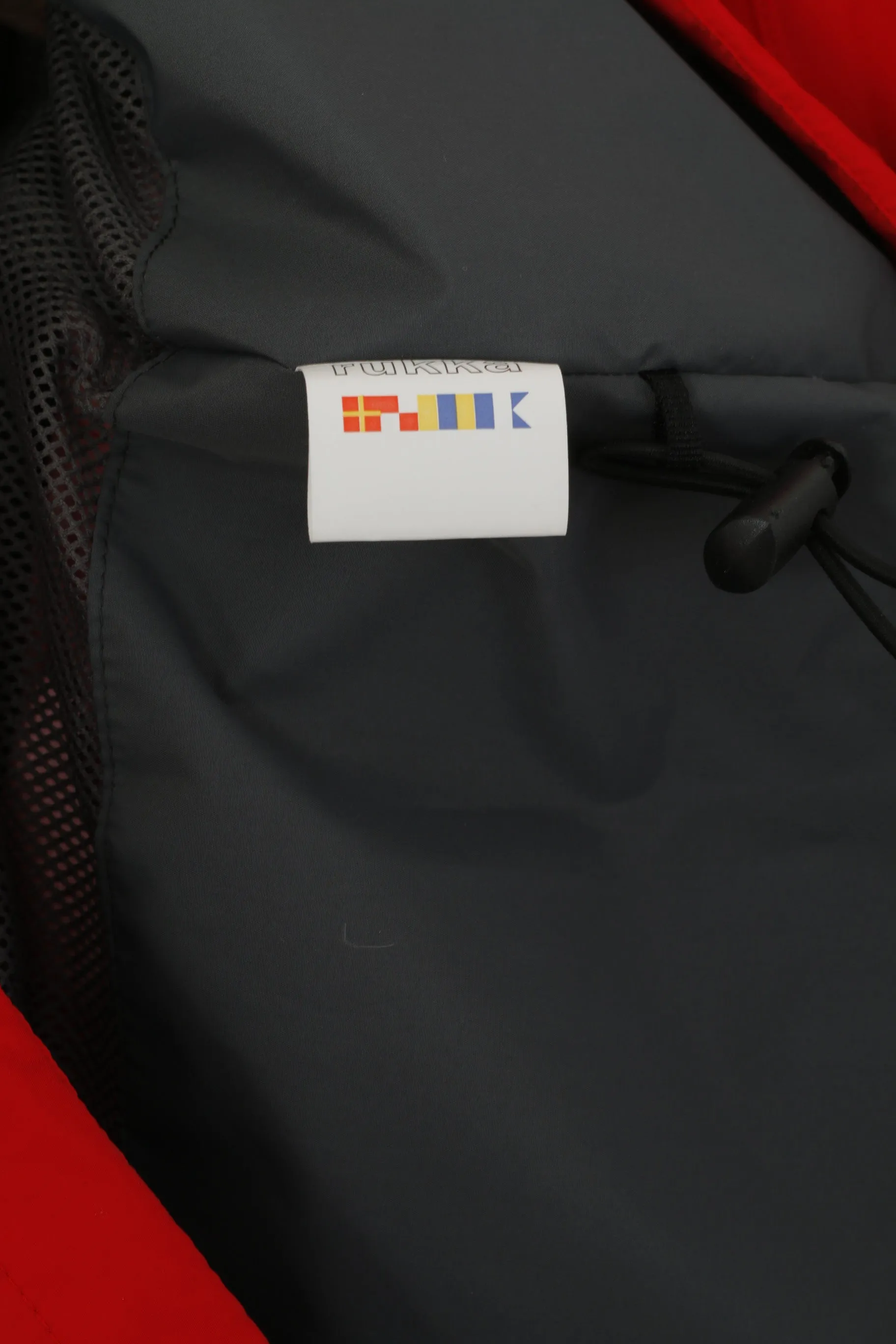 Rukka Men M Jacket Red Lightweight Full Zipper Holzbau AG Sportswear Outdoor Top