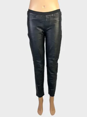 Sambag | pants | size 8 | tapered leg | leather