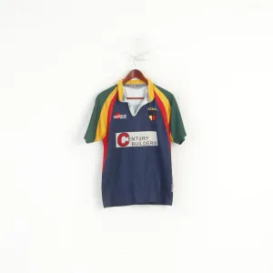 Samurai Men XS Polo Shirt Navy Hillhead Jordanhill RFC Rugby Sport Jersey Top