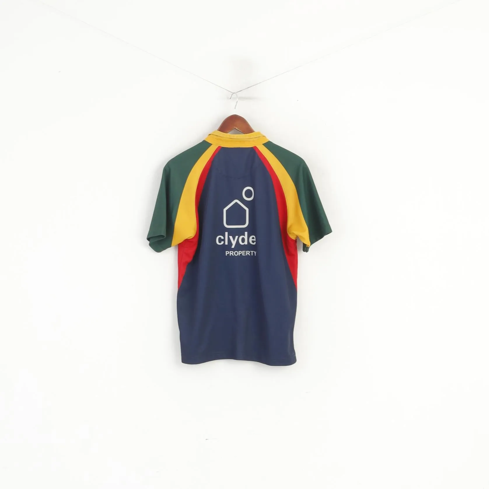 Samurai Men XS Polo Shirt Navy Hillhead Jordanhill RFC Rugby Sport Jersey Top