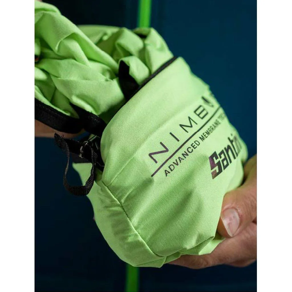 Santini Gaurd Nimbus Rain Jacket (Fluo Green)